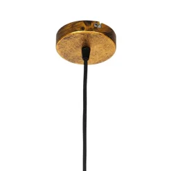 Vintage hanglamp antiek goud 40 cm - Linden