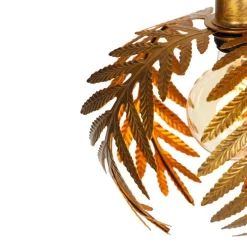 Vintage hanglamp goud rond 3-lichts - Botanica