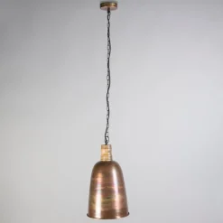 Vintage hanglamp koper met goud - Burn