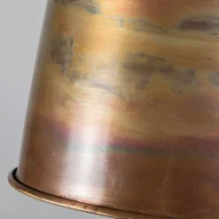 Vintage hanglamp koper met goud - Burn