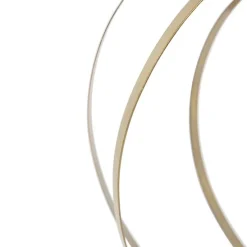 Vintage hanglamp messing draaibaar - Rings