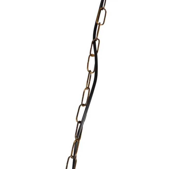 Vintage kroonluchter goud 5-lichts - Botanica