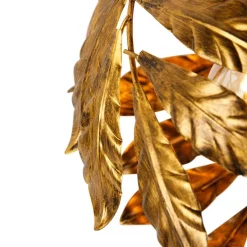 Vintage plafondlamp antiek goud 30 cm - Linden