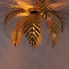 Vintage plafondlamp goud 45 cm rond - Botanica