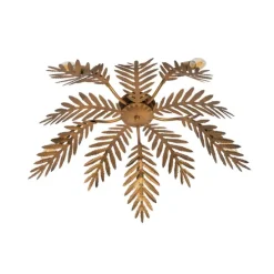 Vintage plafondlamp goud 70 cm 5-lichts - Botanica