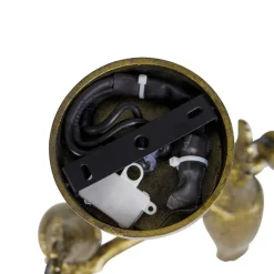 Vintage plafondlamp messing 2-lichts - Animal Papegoje