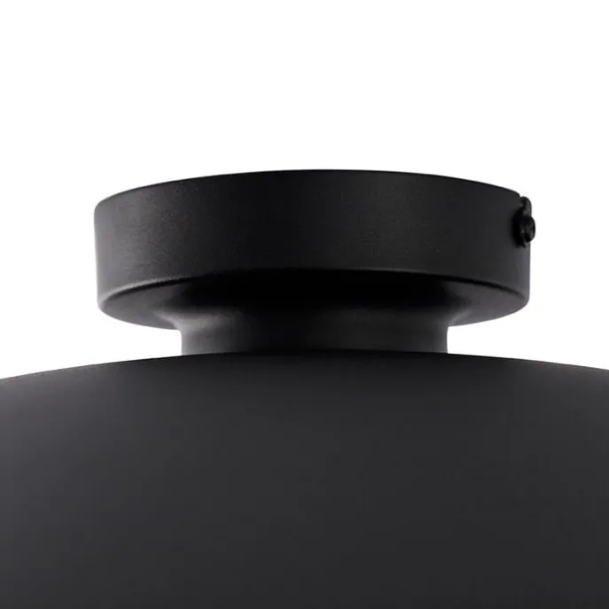 Vintage plafondlamp zwart met goud 60 cm - Emilienne