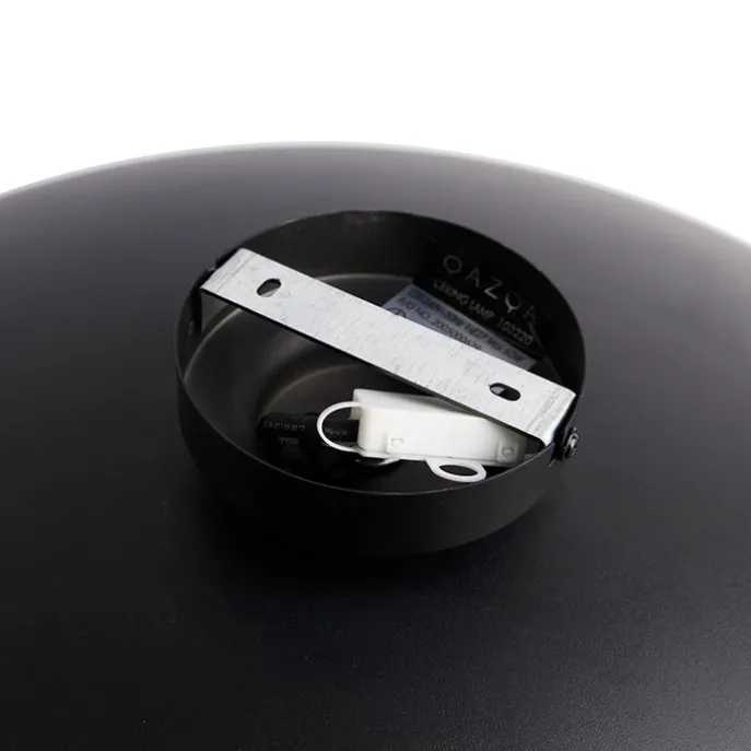 Vintage plafondlamp zwart met goud 60 cm - Emilienne