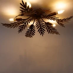 Vintage Smart plafondlamp goud 70 cm incl. 5 WiFi B35 - Botanica