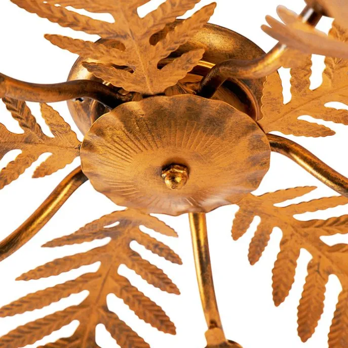 Vintage Smart plafondlamp goud 70 cm incl. 5 WiFi B35 - Botanica