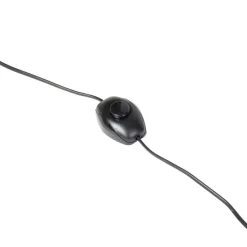 Vintage vloerlamp antiek goud met kap groen - Linden