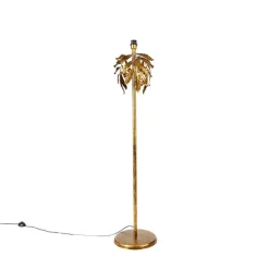 Vintage vloerlamp antiek goud 30 cm zonder kap - Linden