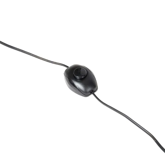 Vintage vloerlamp antiek goud 30 cm zonder kap - Linden