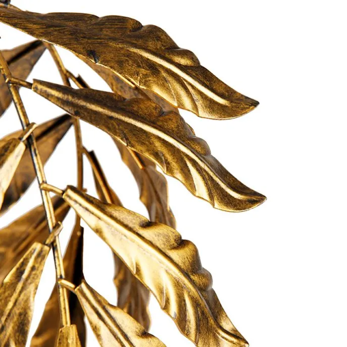 Vintage vloerlamp antiek goud 30 cm zonder kap - Linden