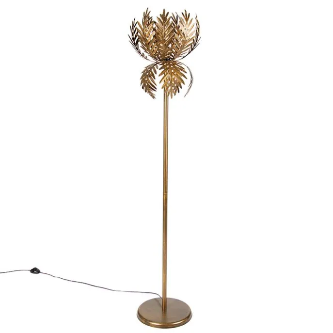 Vintage vloerlamp goud - Botanica Simplo