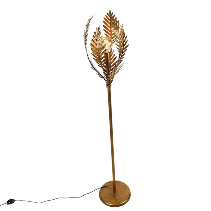 Vintage vloerlamp goud 70 cm - Botanica