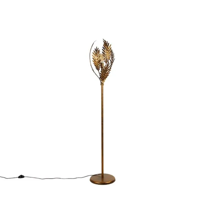 Vintage vloerlamp goud 70 cm - Botanica