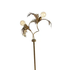 Vintage vloerlamp goud 187 cm 2-lichts - Botanica