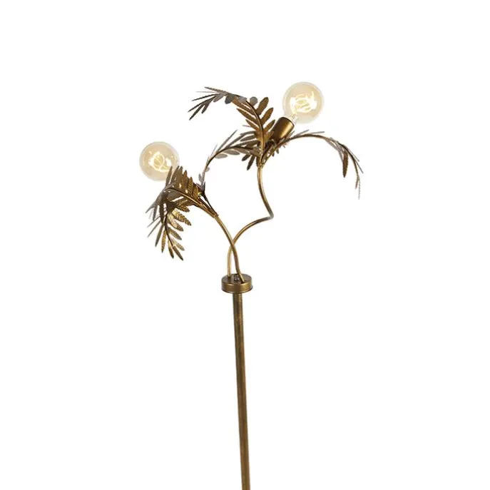 Vintage vloerlamp goud 187 cm 2-lichts - Botanica