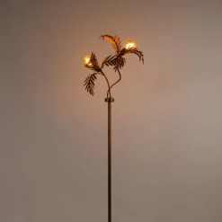 Vintage vloerlamp goud 187 cm 2-lichts - Botanica