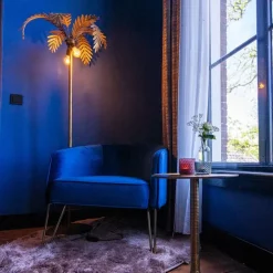 Vintage vloerlamp goud 156 cm 2-lichts - Botanica