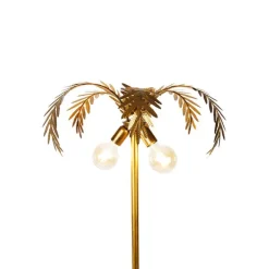 Vintage vloerlamp goud 156 cm 2-lichts - Botanica