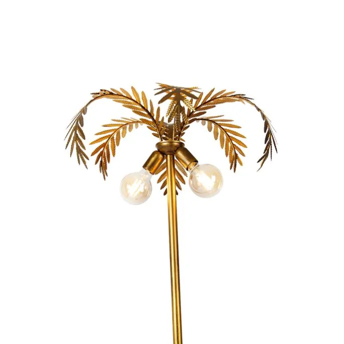 Vintage vloerlamp goud 156 cm 2-lichts - Botanica