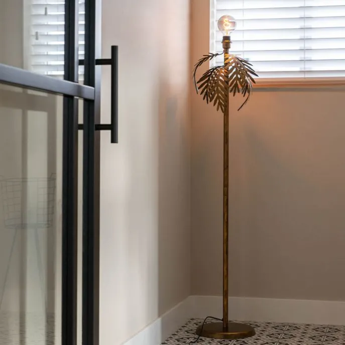 Vintage vloerlamp goud 145 cm - Botanica