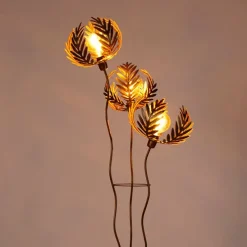 Vintage vloerlamp goud 182cm 3-lichts - Botanica