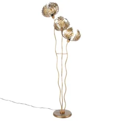 Vintage vloerlamp goud 182cm 3-lichts - Botanica
