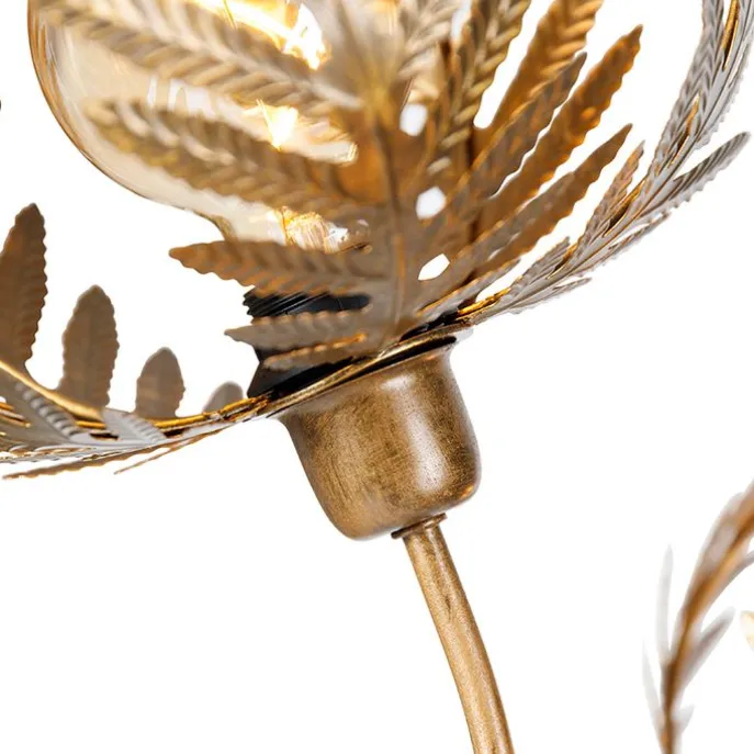 Vintage vloerlamp goud 182cm 3-lichts - Botanica