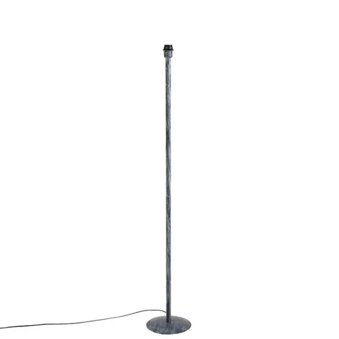 Vintage vloerlamp grijs zonder kap - Simplo