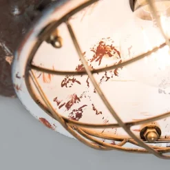 Vintage wand- en plafondlamp bruin kantelbaar - Barrack