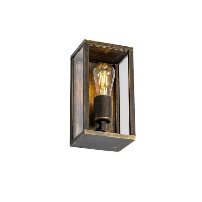 Vintage wandlamp antiek goud 26 cm IP44- Charlois