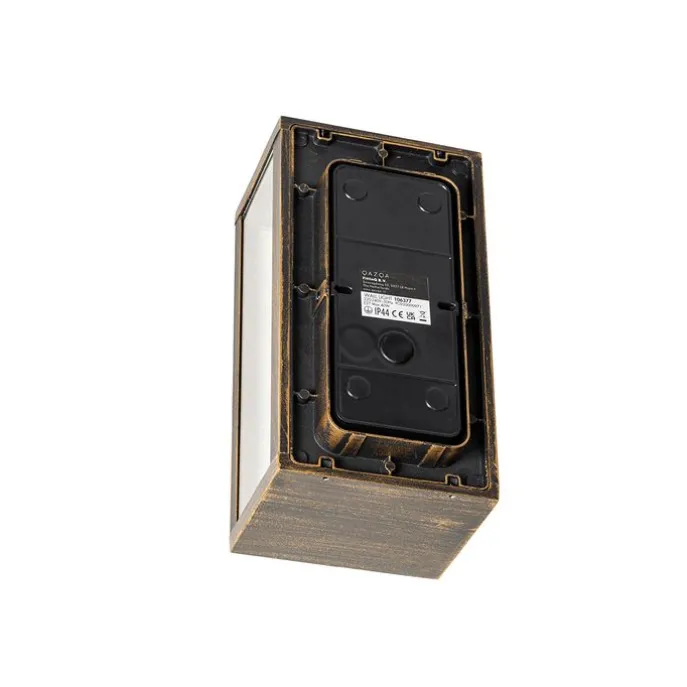 Vintage wandlamp antiek goud 26 cm IP44- Charlois