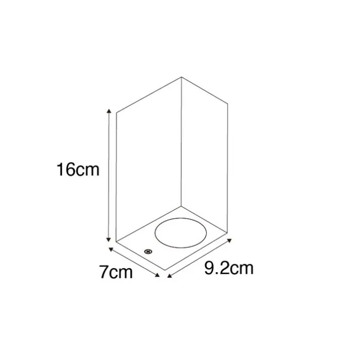 Vintage wandlamp antiek goud van kunststof 2-lichts - Baleno