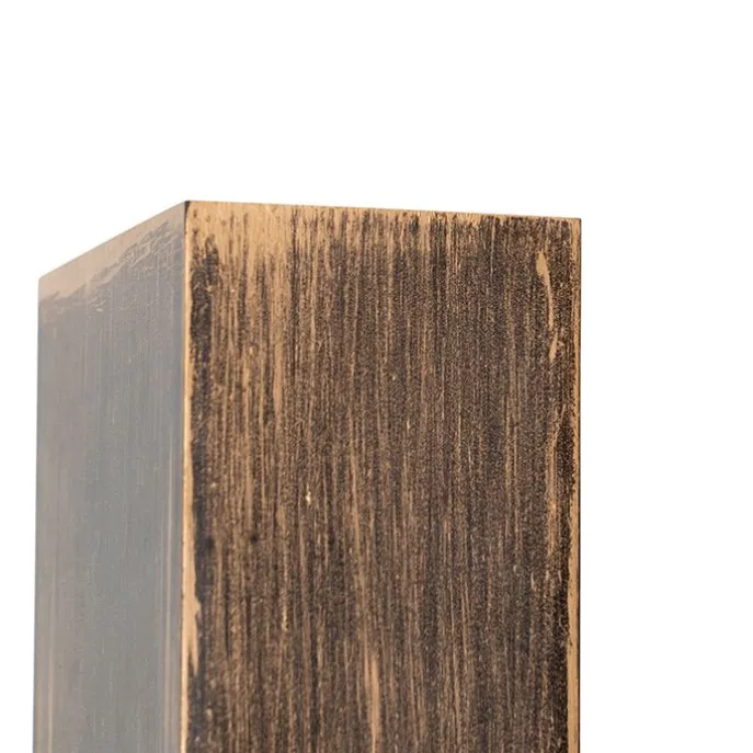 Vintage wandlamp antiek goud van kunststof 2-lichts - Baleno