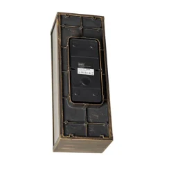 Vintage wandlamp antiek goud 38 cm 2-lichts IP44 - Charlois