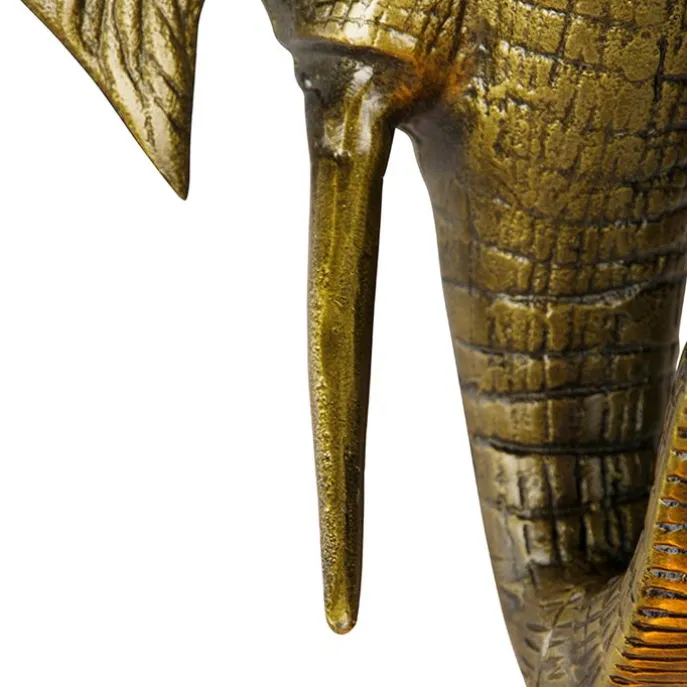 Vintage wandlamp goud - Animal Elefant