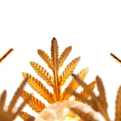 Vintage wandlamp goud 25 cm - Botanica