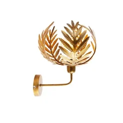 Vintage wandlamp goud 25 cm - Botanica