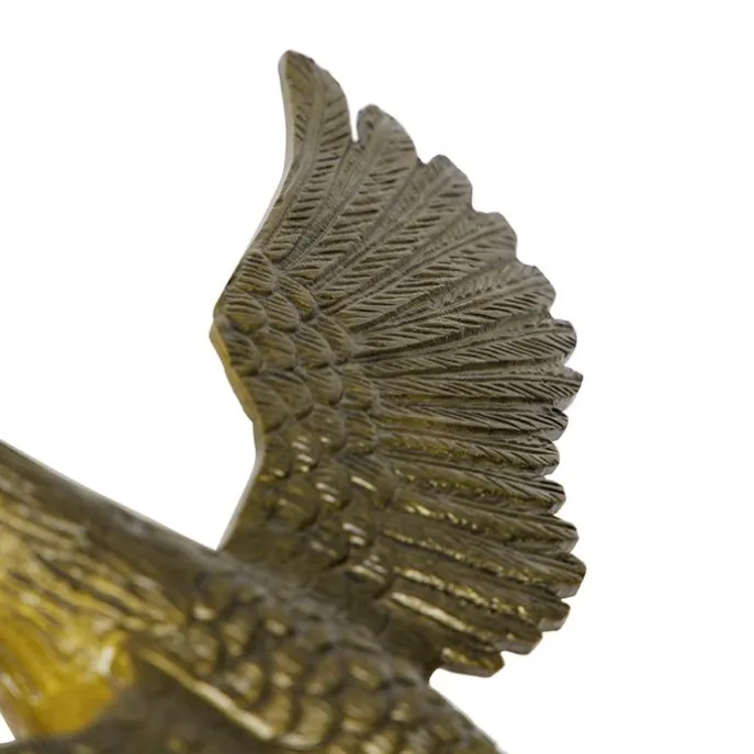 Vintage wandlamp messing - Animal Fugl