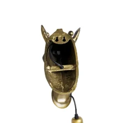 Vintage wandlamp messing - Animal Giraf