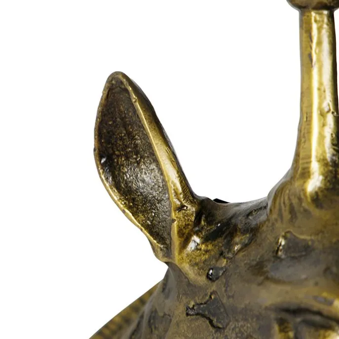 Vintage wandlamp messing - Animal Giraf