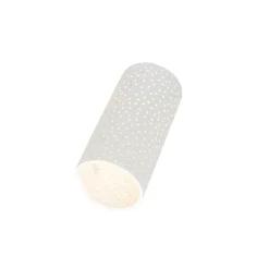 Vintage wandlamp wit gips cilindervormig - Mahou