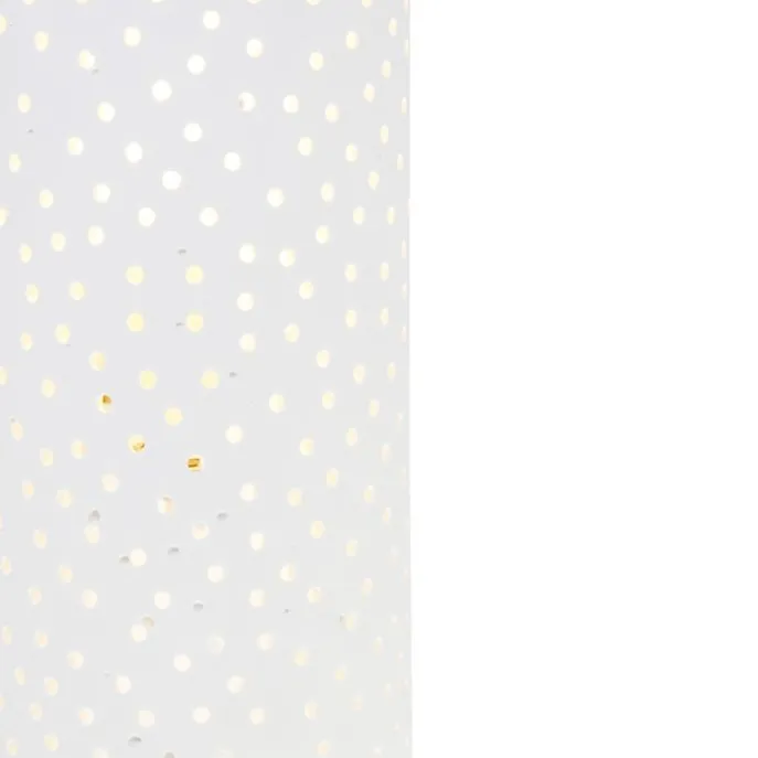 Vintage wandlamp wit gips cilindervormig - Mahou