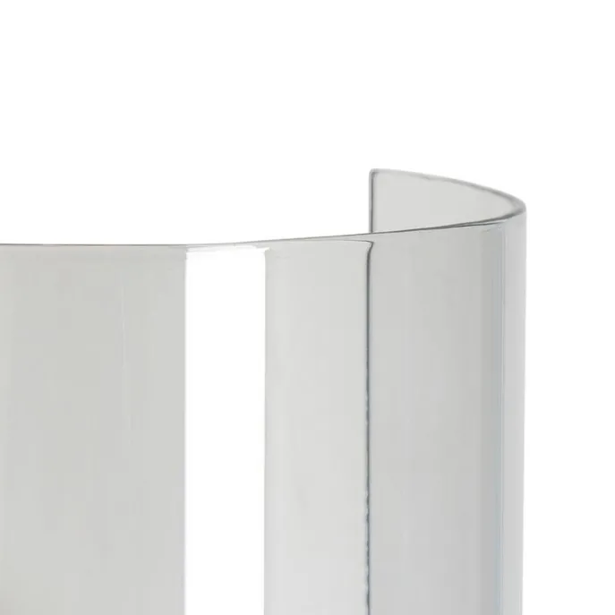 Vintage wandlamp zwart met smoke glas - Vidra