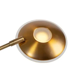 Vloerlamp brons incl. LED met leesarm - Ibiza
