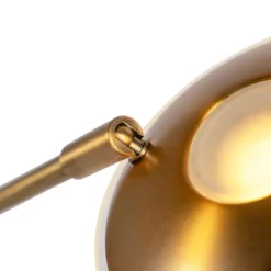 Vloerlamp brons incl. LED met leesarm - Ibiza