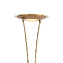 Vloerlamp brons incl. LED met leesarm - Ibiza